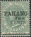 Straits Settlements with overprint PAHANG and surcharged