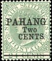 Straits Settlements with overprint PAHANG and surcharged