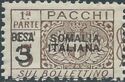 Pacchi Postali Overprint "Somalia Italiana"