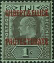 King Edward VII (Fiji),overprinted