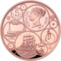 5 Pounds (Queen Victoria 200th Anniversary. Gold)