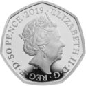 50 Pence (Stephen Hawking's Memorial. Silver)