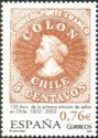 150th Anniversary of the First Stamps issued in Chile