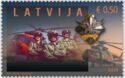 Latvian Air Force Personnel and Mi-17 Helicopters
