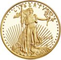 25 Dollars (1/2 Oz. Fine Gold - American Gold Eagle)