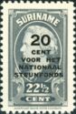 Queen Wilhelmina (overprinted)
