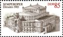 The Semper Opera House, Dresden 1985.