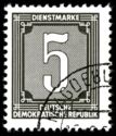 Official Stamps for Administration Post A (ZKD) (I) Reprint