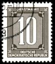 Official Stamps for Administration Post A (ZKD) (I) Reprint