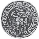1 Ducat (Glatz - Ferdinand II of Austria)