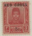 Sultan Zain-Ul Ab-Din overprinted "RED CROSS 2c,"