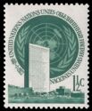 UN Symbol with Building