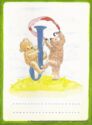 Bear Alphabet. Letter J