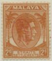 King George VI overprinted with Okugawa Seal