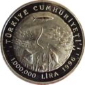 1,000,000 Lira (Endangered Wildlife - Korunan Doğa - Seal - Fokgiller)