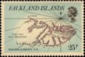 Map of "Islis Malquines"Falklands, 1771