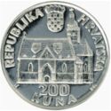 200 Kuna (900th Anniversary of the Zagreb Diocese and the City of Zagreb)