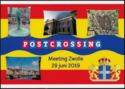 Postcrossing Meeting Zwolle 29 juni 2019 (4 views and coat of arms on flag)