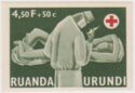 Red Cross in Ruanda-Urundi - Doctor administers a Syringe