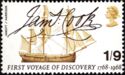 Captain Cook's 'Endeavour' & signature