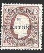 Overprint on Mocambique stamp