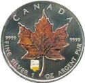 5 Dollars (Maple leaf brown)