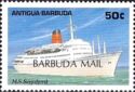 M.S. Sagarfjord - Overprint