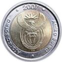 5 Rand (Afrika Borwa - Aforika Borwa. Setswana & Sepedi/Sesotho)