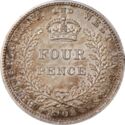 4 Pence (¼ Guilder)