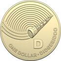 1 Dollar (The Great Aussie Coin Hunt - Letter D - Didgeridoo)