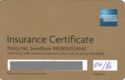 American Express - Insurance Certificate. Swedbank