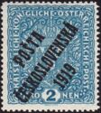 Austrian Stamps of 1916-18 overprinted, broad format