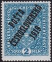 Austrian Stamps of 1916-18 overprinted, slender format