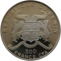 500 CFA Francs (100 Th. Anniversaire of Swiss coinage)