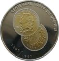 500 CFA Francs (100 Th. Anniversaire of Swiss coinage)