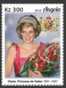 Princess Diana with Bunch of Flowers