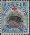 Javan Warty Pig Overprinted