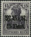 M.V.i.R. overprint on "Germania"