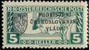 Austria Stamps Overprinted "PROVISORN脥 膶ESKOSLOVENSK脕 VL脕DA"