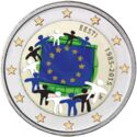 2 Euro (30th Anniversary of the Flag of Europe. Coloured)