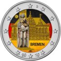 2 Euro (Bremen/Town Hall. Coloured 2)