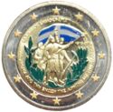 2 Euro (100th Ann. of the Unification of Crete with Greece. Coloured 3)