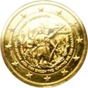 2 Euro (100th Ann. of the Unification of Crete with Greece. Gilded)