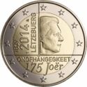 2 Euro (175th Anniversary of independance)