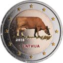 2 Euro (Dairy Farming. Coloured 2)