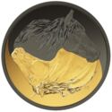 20 Dollars (Black and Gold - The Canadian Horse)