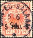 overprint on Reichpost