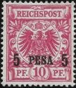 overprint on Reichpost