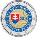 2 Euro (First Presidency of Slovak Rep. of EU Council. Coloured 2)