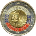 2 Euro (First Presidency of Slovak Rep. of EU Council. Coloured 4)